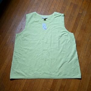 NWT CJ Banks Sleeveless Sweater